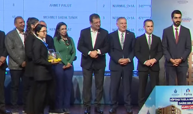 KİPTAŞ Tuzla Meydan Evler'de hak sahiplerinin evleri belli oldu