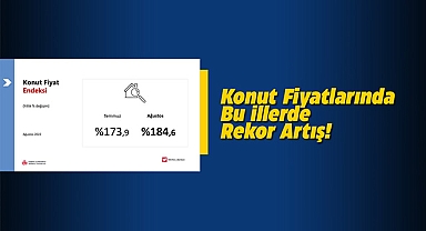 Konut fiyatları yıllık artış rekoru yaşadı