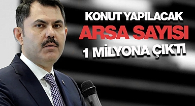TOKİ başvuru sayısı 5 Milyonu geçince konut yapılacak arsa sayısı 1 milyona çıkartıldı