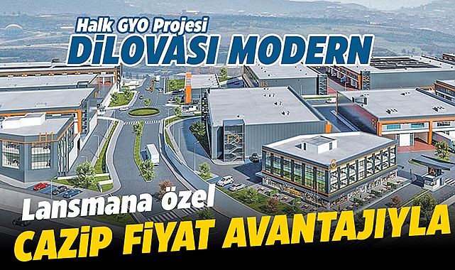 350 iş yeri  olan Halk GYO Dilovası Modern Sanayi Sitesi metrekare fiyatı 30 Bin TL'den başlayan fiyatlarla