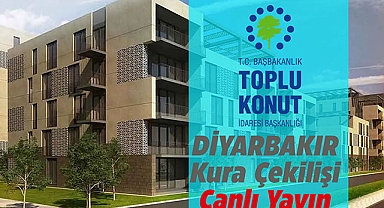 5550 konutlu Diyarbakır TOKİ konut belirleme sonuçları canlı yayını!