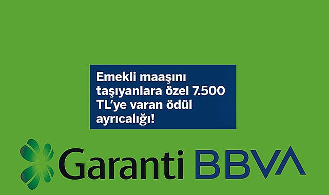 GarantiBBVA emekli promosyon ödemesi güncellendi! Kasım ayına özel Garanti Bankası emekli promosyonu avantajlı rakamları belli oldu