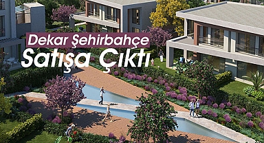 İstanbul'da 181 bahçeli evden oluşan Dekar Şehirbahçe villa projesi satışa çıktı! Dekar Şehirbahçe villa fiyatları ne kadar?