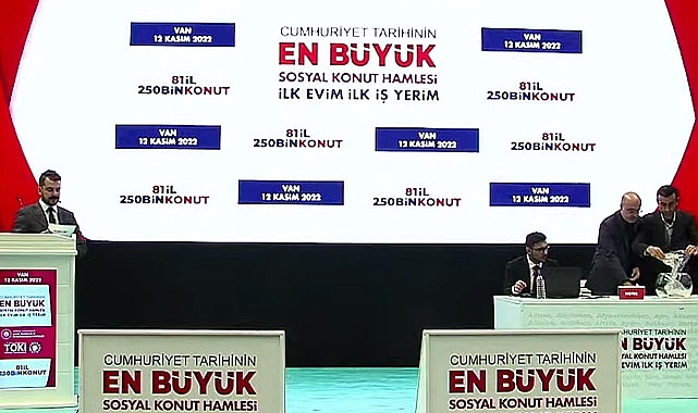 Van Merkez TOKİ konut belirleme sonuçları belli oldu