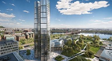143 metre yüksekliğe sahip MOL Campus Budapeşte'de açıldı