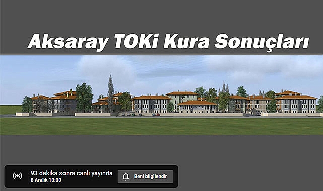 Aksaray TOKİ kura çekilişi sonuçları 2+1 ve 3+1 belli olmaya başladı! TOKİ Aksaray kura sonuçları isim sorgulama başladı