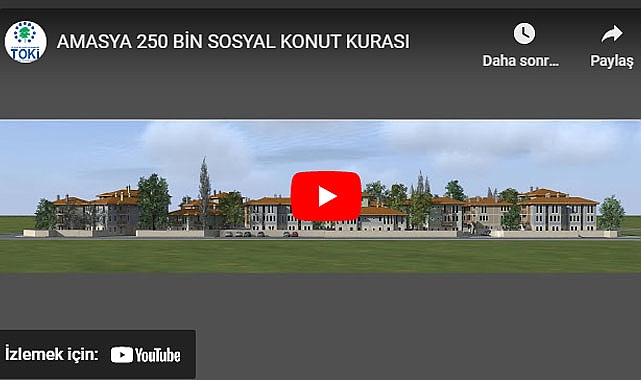 Amasya'da TOKİ hak sahipleri belirleniyor!