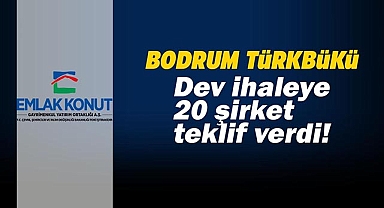 Emlak Konut Bodrum Türkbükü ihalesine teklif yağdı! Emlak Konut GYO Türkbükü ikinci ihalede en yüksek teklif 7.770 Milyar TL