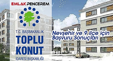 Nevşehir TOKİ başvuru sonuçları listesi açıklandı!