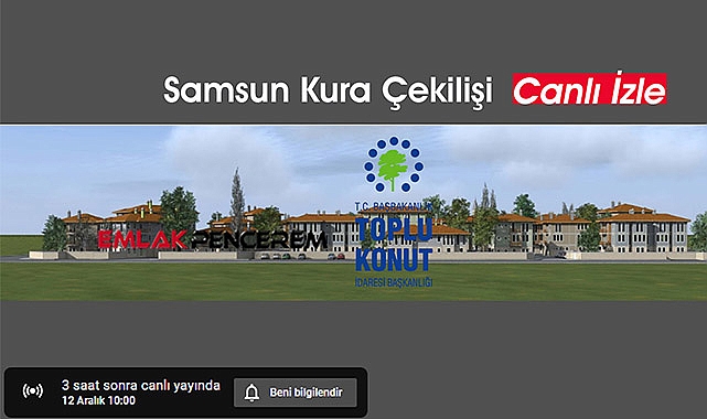Samsun'da bu ilçelerde TOKİ heyecanı yaşanıyor!