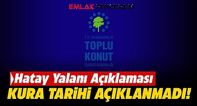 TOKİ'den Hatay ve
