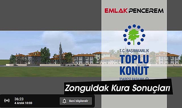 Zonguldak TOKİ hak sahiplerinin evleri belli olmaya başladı!