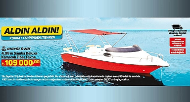 A101 online tekne satışı! 2023 A101 fiber tekne bir kez daha aktüel ürünler kataloğuna girdi ama daha pahalı...