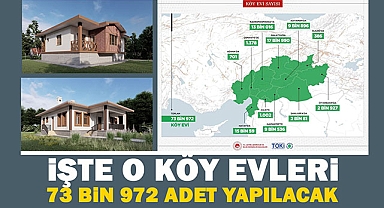 Bakan Kurum, deprem bölgesinde yapılacak 73 bin 972 köy evini ilk kez paylaştı
