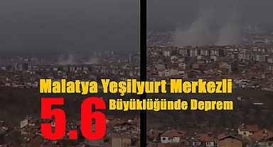 Malatya Yeşilyurt'ta 5.6 büyüklüğünde deprem! Yıkılan hasarlı binaların altında can pazarı yaşanıyor...