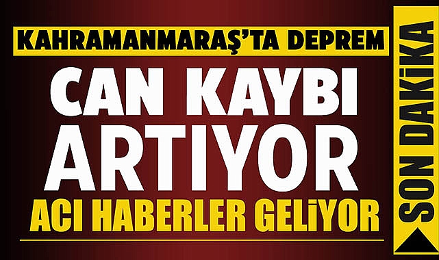 Son Dakika: Türkiye, Kahramanmaraş'tan gelen 7.4 büyüklüğünde deprem haberi ile sarsıldı! Onlarca ilde binalarda yıkım var...