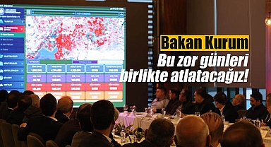 Bakan Kurum, iş dünyası, müteahhit firmalar ve üreticiler ile görüştü! 