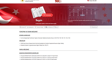 Resmi Gazete 23 Mart 2023 tarihinde hangi kararlar yürürlüğe girdi?