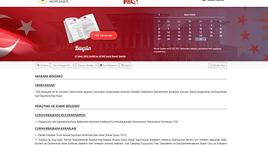 Resmi Gazete 31 Mart 2023