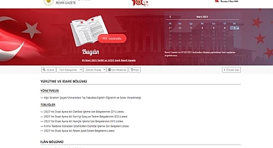 Resmi Gazete 5 Mart 2023 Pazar sayısı