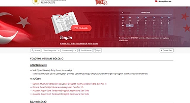 Resmi Gazete (11.04.2023)