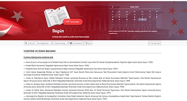 Resmi Gazete 14 Nisan 2023 sabahı hangi kararlar var?