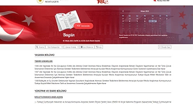 Resmi Gazete 7 Nisan 2023 sayılı kararlar neler?
