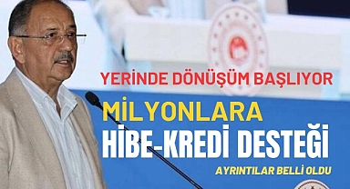 Bakan Özhaseki, 500 Bin TL'ye kadar kredi ve hibe desteğini resmen duyurdu! Yerinde Dönüşüm süreci başladı...