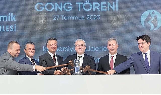 Kaleseramik (KLSER) gong töreni ile Borsa İstanbul'da işlem görmeye başladı