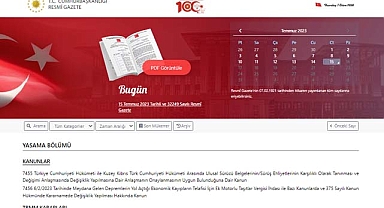 Resmi Gazete (15.07.2023)