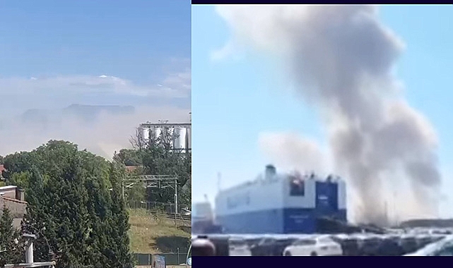 Kocaeli Derince Limanı'ndan son dakika çok şiddetli patlama