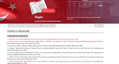Resmi Gazete 3 Eylül 2023 tarihli sayısı