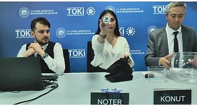 48 daireden oluşan Adana Sarıçam TOKİ projesi hak sahipliği belirlemesi tamamlandı