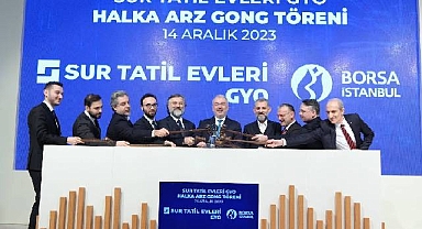 Borsa İstanbul’da Gong Sur Tatil Evleri GYO için çaldı