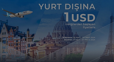 AJet 1 dolara ucuz bilet! Ajet 1 euro bilet kampanyası...