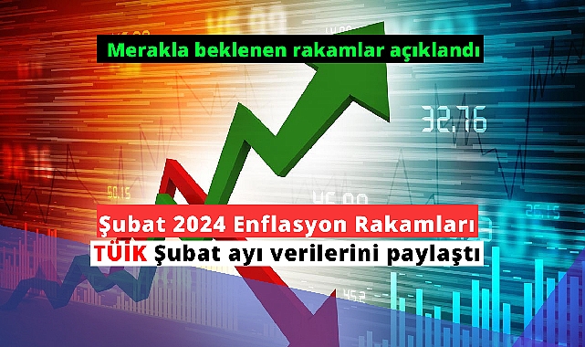 Enflasyon Şubatta ne kadar oldu? TÜİK 2024 Şubat ayı enflasyon rakamlarını açıkladı (TEFE-TÜFE)