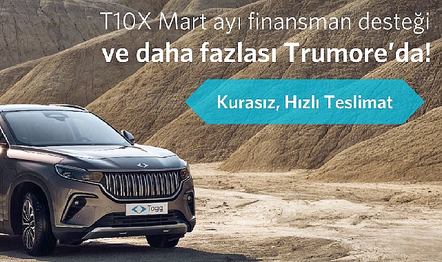 Togg alacaklara özel faizsiz kredi imkanı!