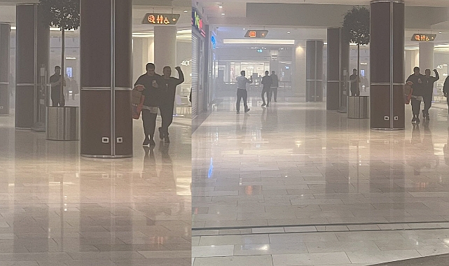 İstanbul'da İstinyePark AVM otoparkında yangın paniği!