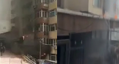 Şişli'de 12 katlı binada korkutan yangın! Binada mahsur kalanlar var...