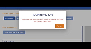 Emlak alım satımı yapacaklar dikkat! Web Tapu Randevu sistemi tatile girdi...