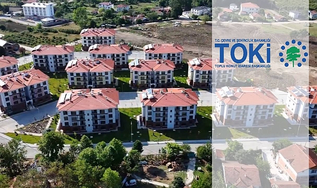 204 dairenin yer aldığı TOKİ Düzce Cumayeri Çevrik projesinde konut teslimleri başlıyor!