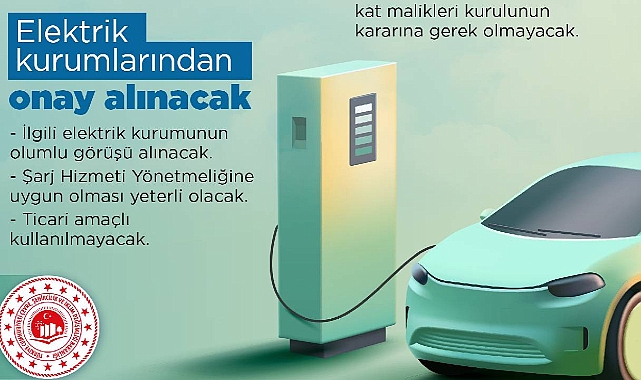 Elektrikli araçlar için şarj ünitesi kurulumuna büyük kolaylık getirildi!