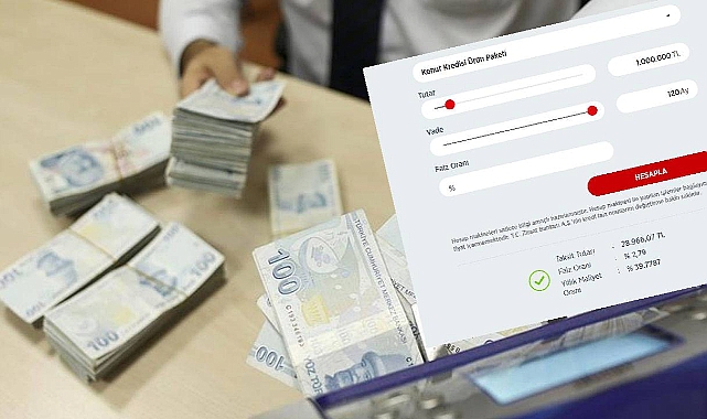 Ziraat Bankası konut kredisi 2.79 - 120 ay vade (Konut Kredisi Ürün Paketi)