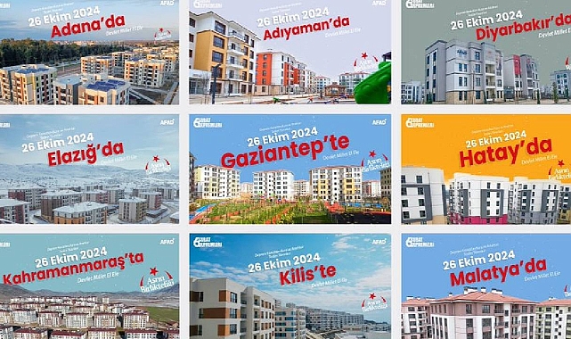 11 ilde 29 bin üzerinde deprem konutu kura çekilişi ile teslim edildi! AFAD-TOKİ kura sonuçları canlı