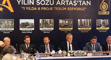 Artaş İnşaat 6 projesinde evleri teslim ediyor!