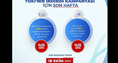 TOKİ duyurdu: İndirimde son 5 gün!