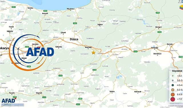 Son dakika AFAD duyurdu: Düzce'de deprem!