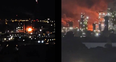 Son dakika: İzmir Tüpraş Rafinerisi'nde patlama! Yangına müdahale ediliyor...