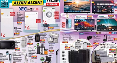 A101'de eviniz için 2025 yılbaşı öncesi özel indirim geliyor! A101 ev eşyaları indirimi...