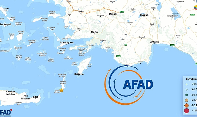 Akdeniz açıklarında Muğla Datça merkezli deprem! AFAD ve Kandilli son deprem listesini duyurdu